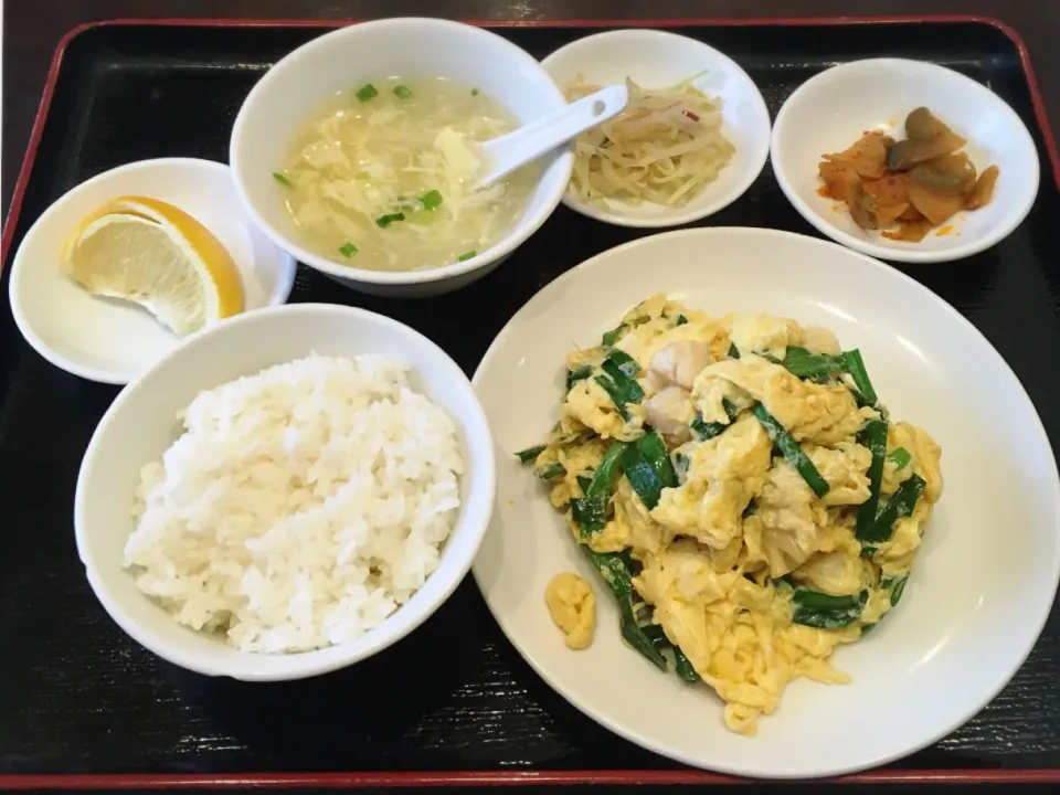 Snapdishの料理写真:日替わりCランチ（小柱とたまごの炒め物）|美也子さん