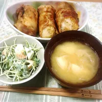 Snapdishの料理写真:肉巻きおにぎり|るりかさん