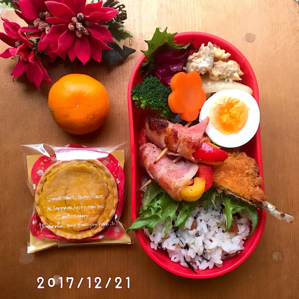 今日の娘弁当2017.12.21♪。.:＊・゜|ばろんさん