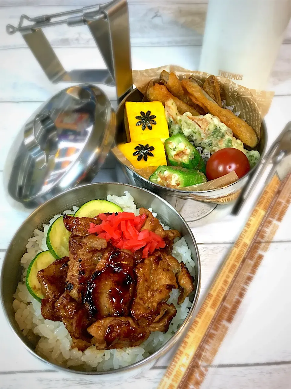 炭焼き風豚の蒲焼き丼JKランチ💗|ききさん