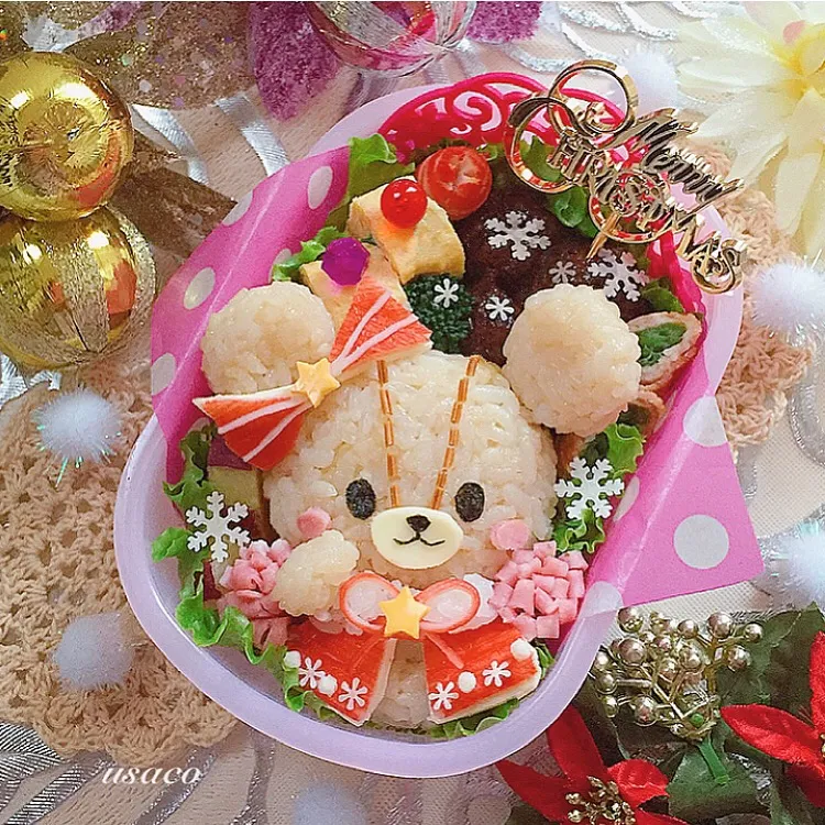 ジャッキーのクリスマス弁当♡|usacoさん