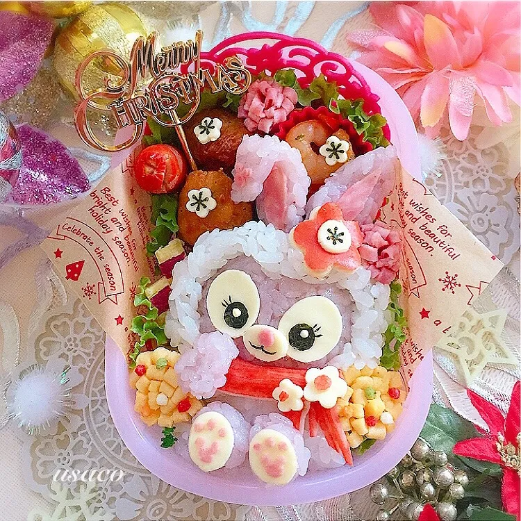 ふわもこフードのステラルーのクリスマス弁当♡|usacoさん