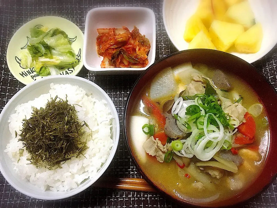 豚汁定食🍲|くろねこっく🐈‍⬛さん