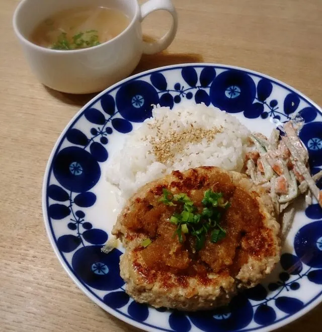 Snapdishの料理写真:和風ハンバーグおろしソース❁|takakoさん