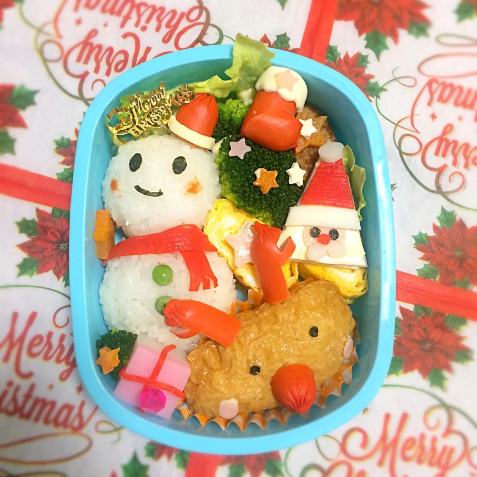 クリスマスキャラ弁🎄
#キャラ弁 #クリスマス弁当|ミリーさん