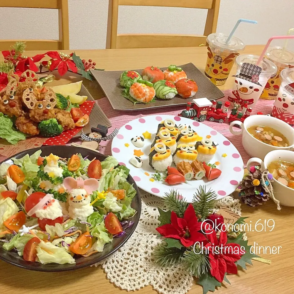 一足早めのクリスマスディナー🍽🎄✨|@konomi.619さん