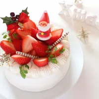 Snapdishの料理写真:クリスマスケーキ🎂次男のクリスマス会用🎅