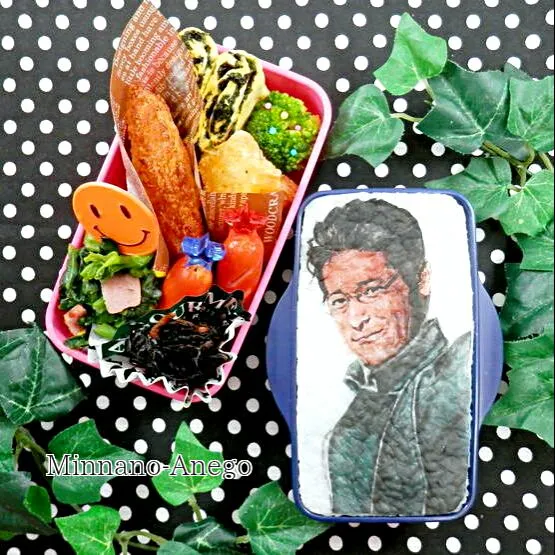 鋼の錬金術師『マース・ヒューズ/佐藤隆太』弁当

 #オブラートアート
 #オブアート
 #似顔絵弁当|みんなのあねごさん