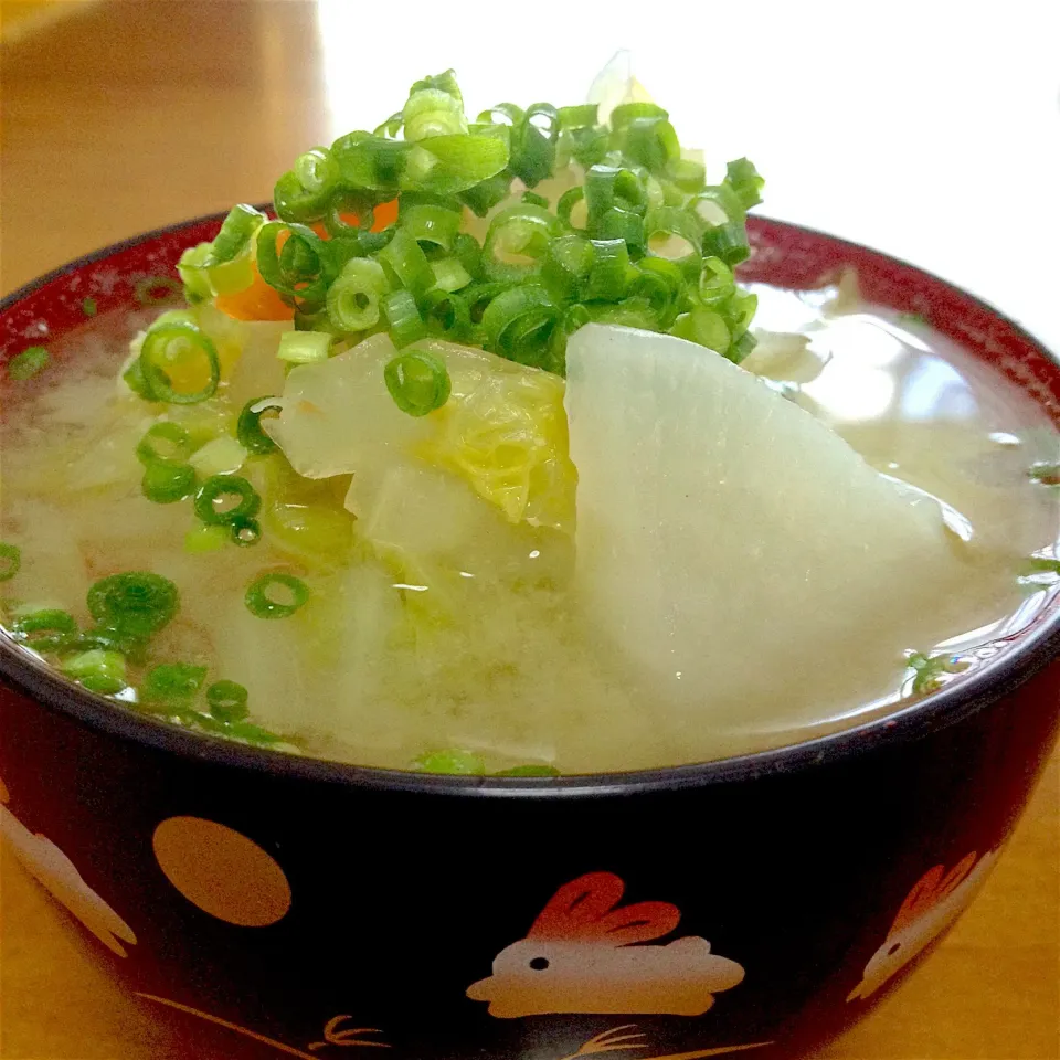 大根の煮物じゃないよ❣具沢山味噌汁だょ🤗|まいりさん