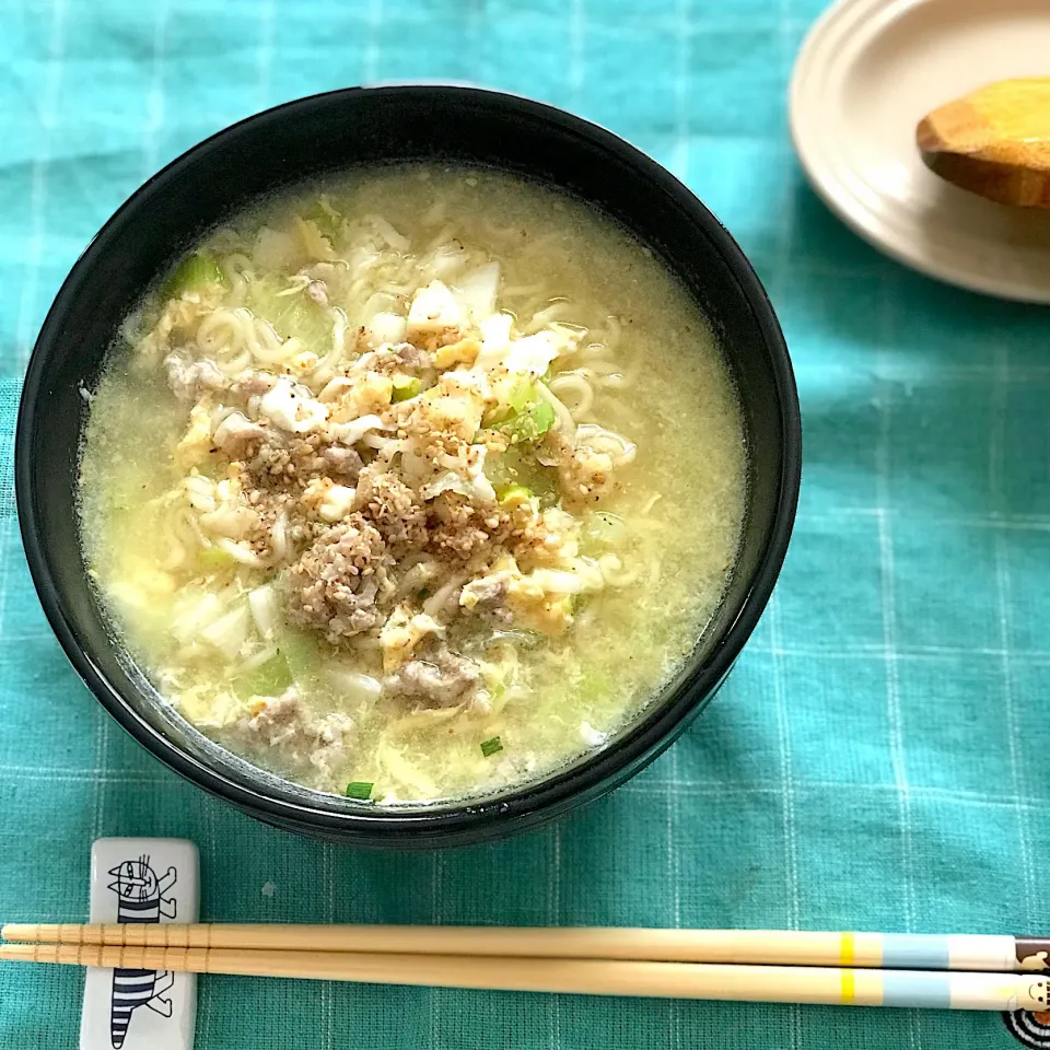 #サッポロ一番塩ラーメン#タンん担風ラーメン #我が家のソウルフード|☆ゆきるん☆さん