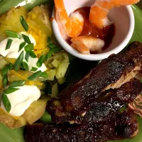 Ribs from shepherds farm with shrimp|Polly Annaさん