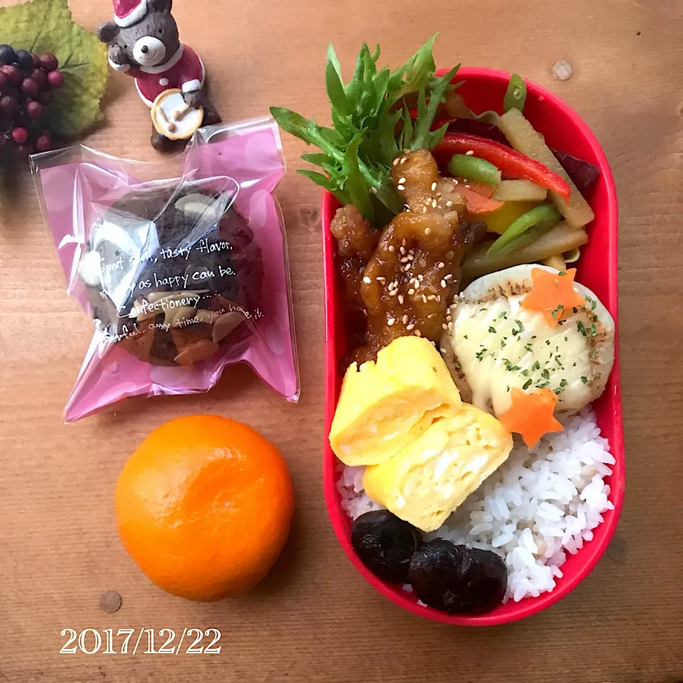 Snapdishの料理写真:昨日の娘弁当2017.12.22...♪*ﾟ|ばろんさん