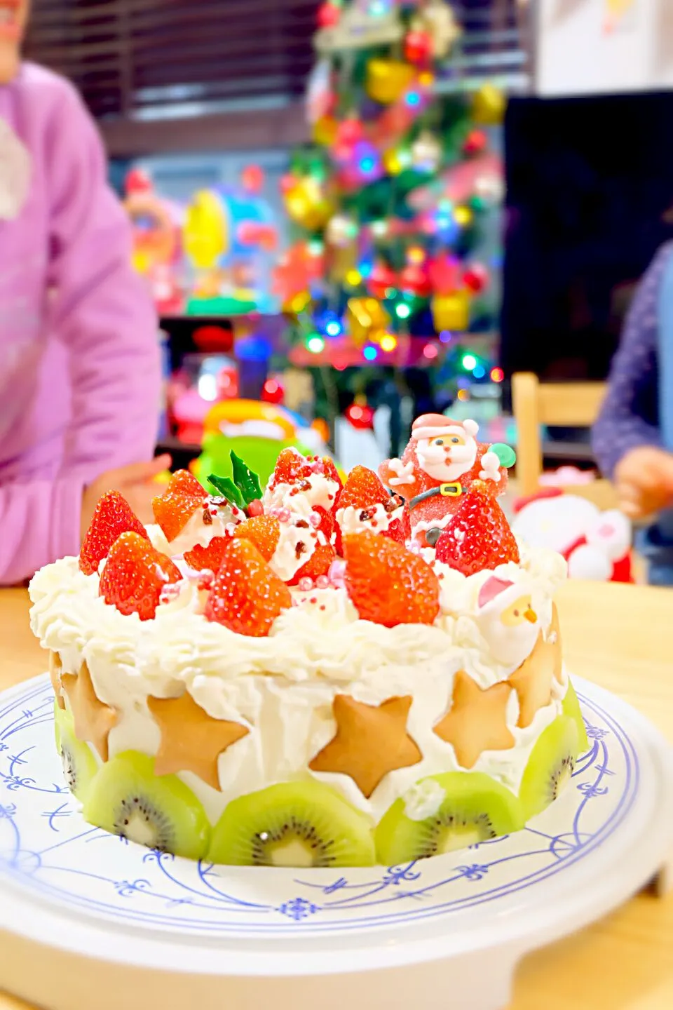 クリスマスケーキ☆子供たちと一緒にデコレーション☆|ゆきこさん