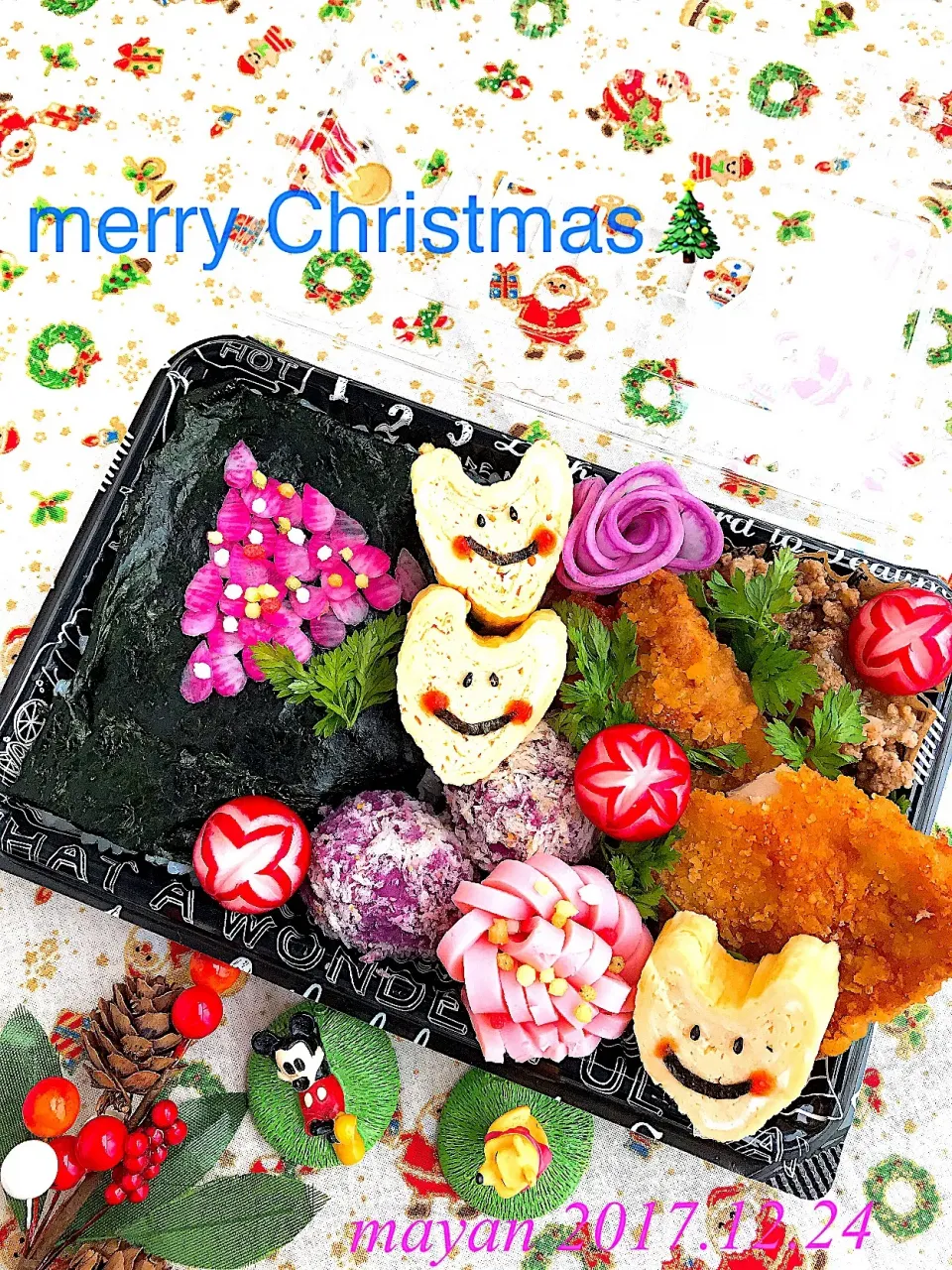 クリスマスツリー🎄お弁当🍱|まやさん