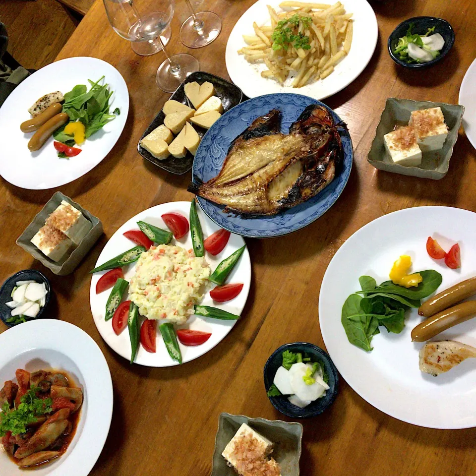 オーガニックの食品が届き冷蔵庫にあるもので、クリスマスパーティー|nanaさん