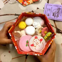 Snapdishの料理写真:落雁❤️ハッピークリスマス☺︎
@河藤|noricomicさん