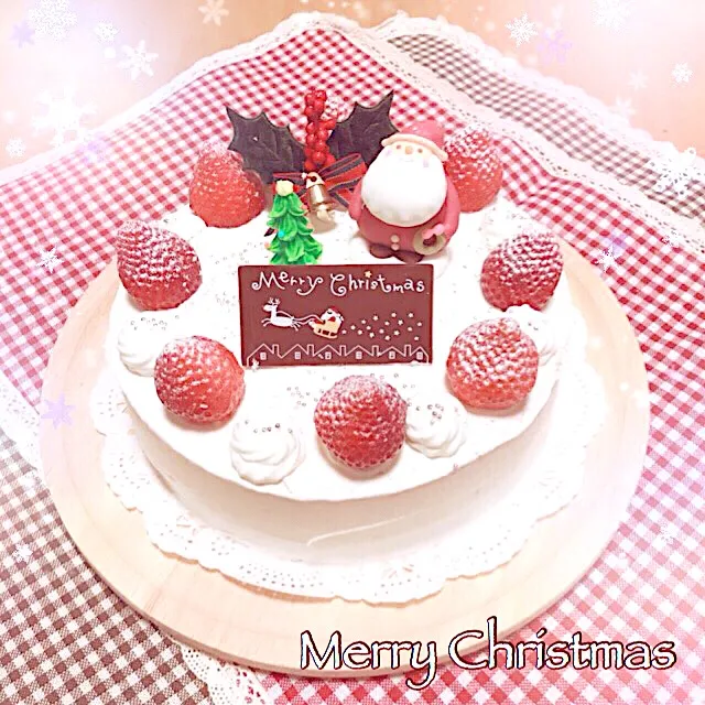 Merry Christmas🎄
2017年 我が家のクリスマスケーキ🎂|*seiko*さん