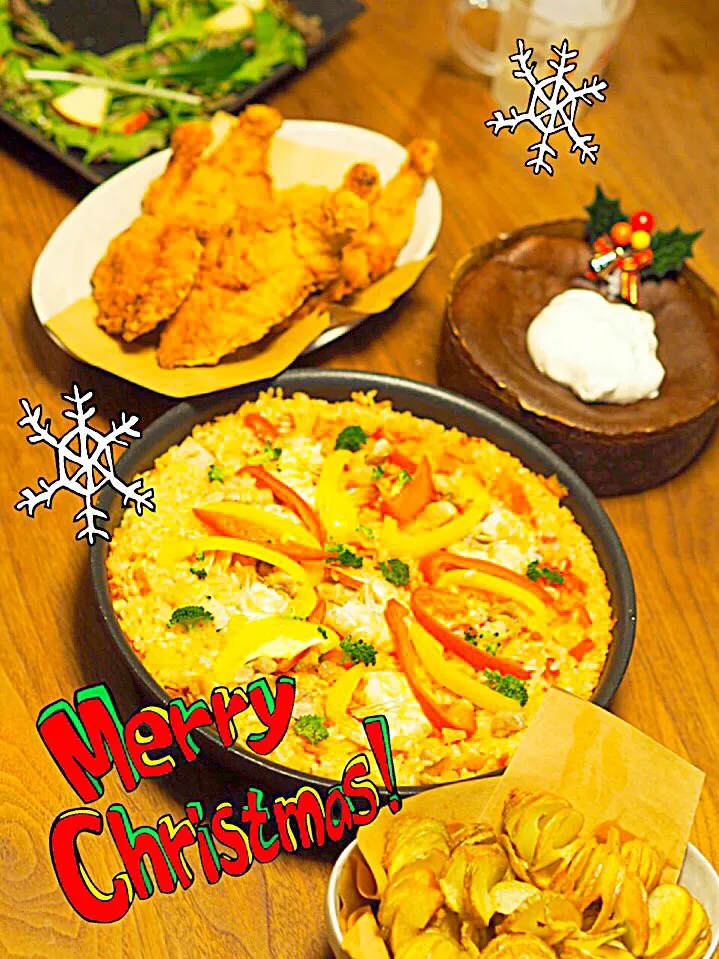 Snapdishの料理写真:クリスマスメニュー＊|やぁさん