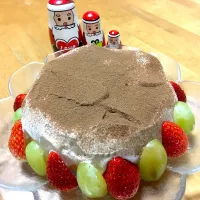 Snapdishの料理写真:チョコビスケットケーキ|sachiさん