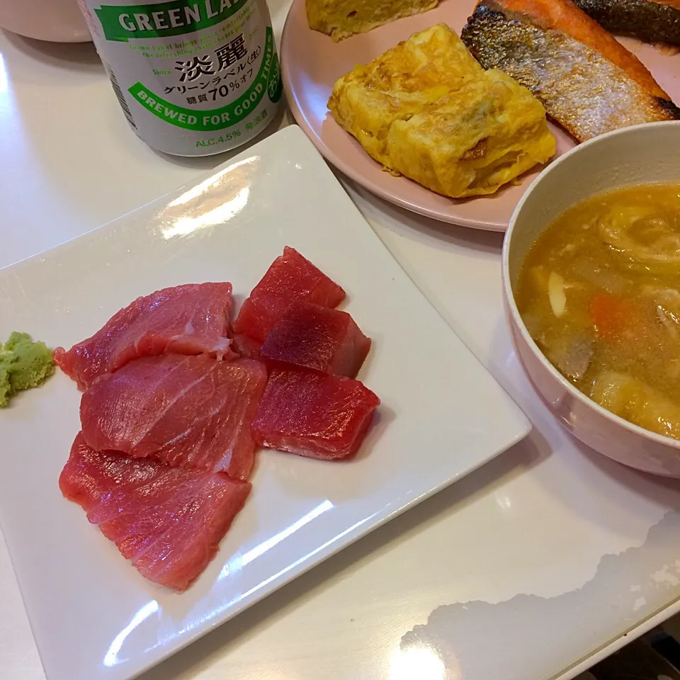 Snapdishの料理写真:本マグロ中トロ♡2017/12/24|ちび太さん