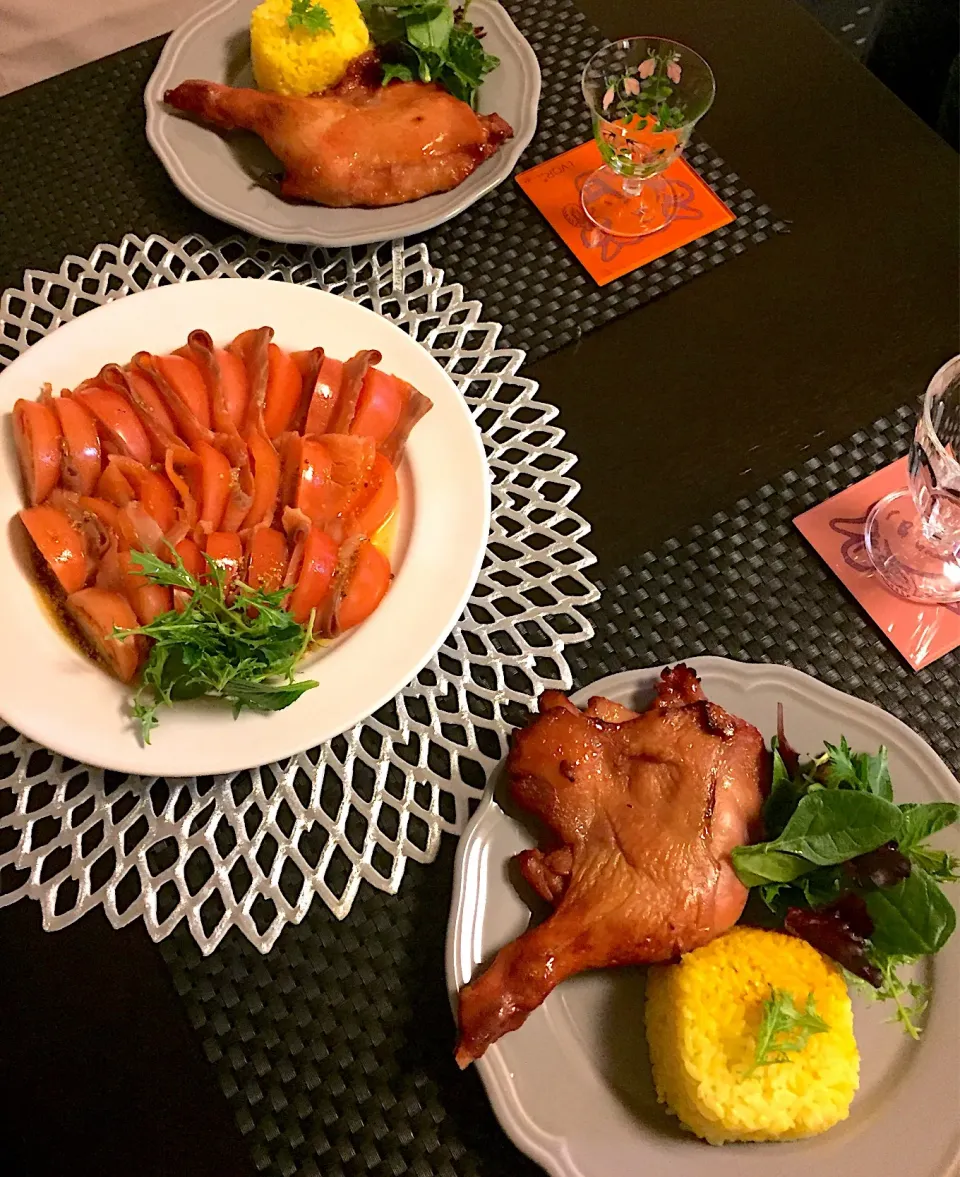 Snapdishの料理写真:2nd Christmas party 🎄✨🍽@home|K.Sさん