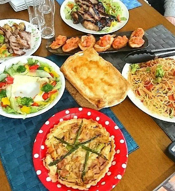 Snapdishの料理写真:友達とのクリスマス会、パーティー料理|Reikoさん