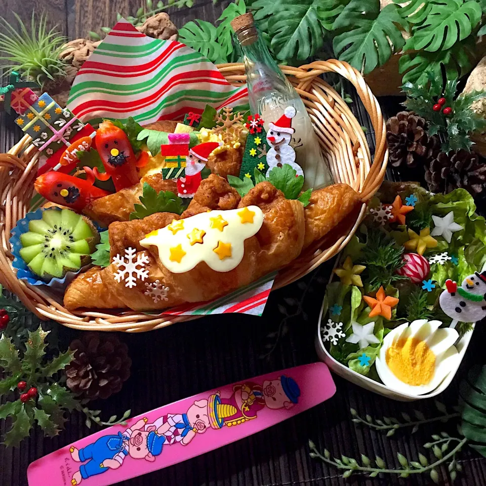 #クロワッサンサンド
 #クリスマス弁当|кιкυさん