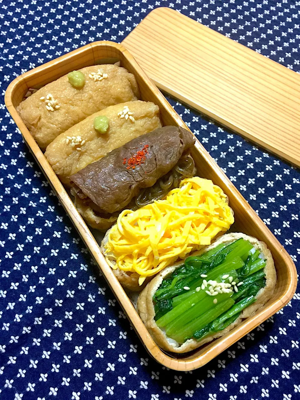 おいなりさん弁当🐮|udomegu☆さん