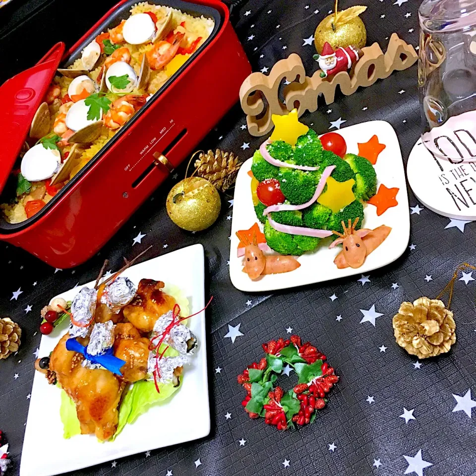 クリスマス料理作りました🎅🎄
パエリア初挑戦‼️|おがつんさん