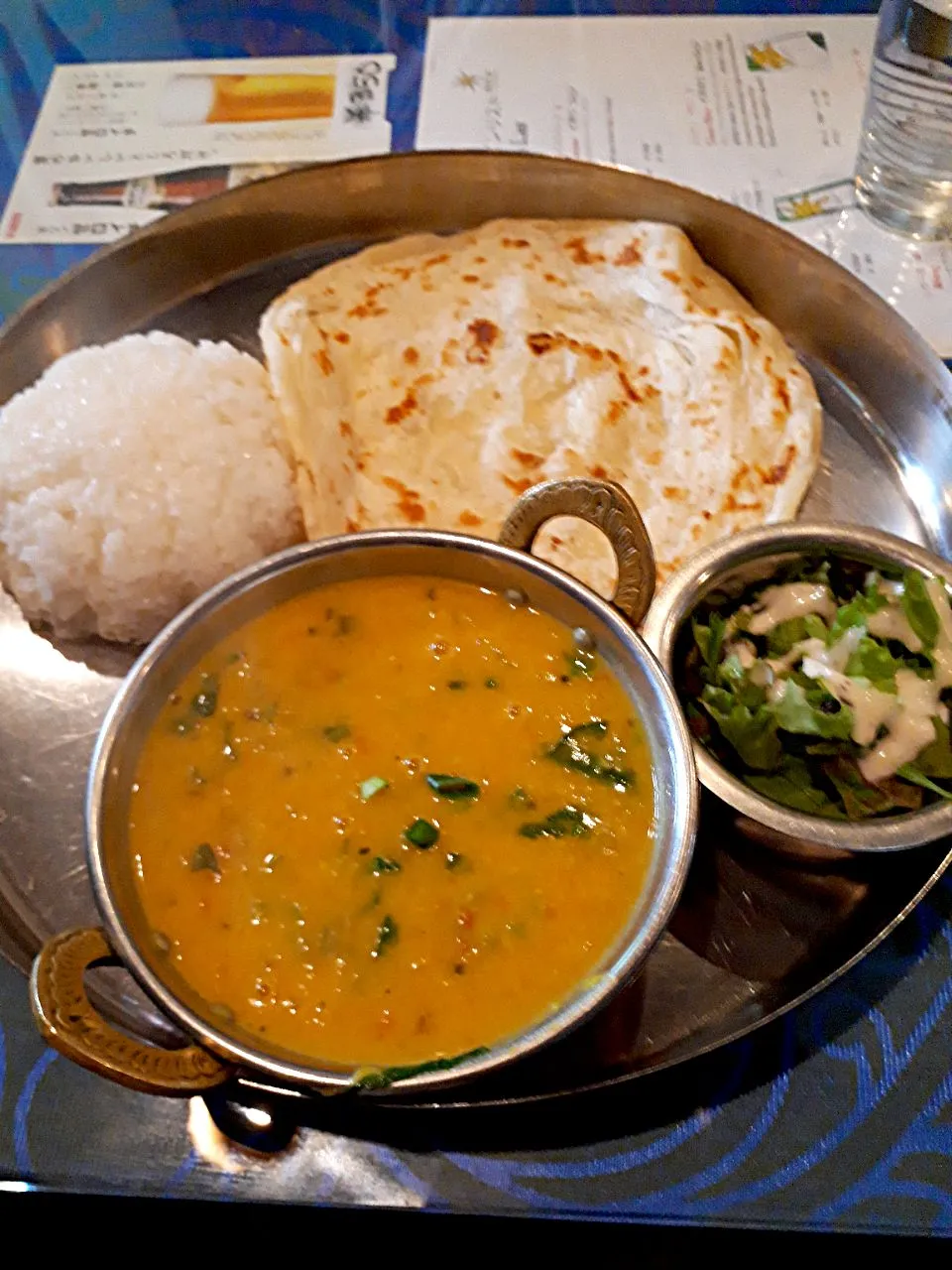 小松菜と豆カレー @マドラスミールス #南インドカレー|カリー仙人さん