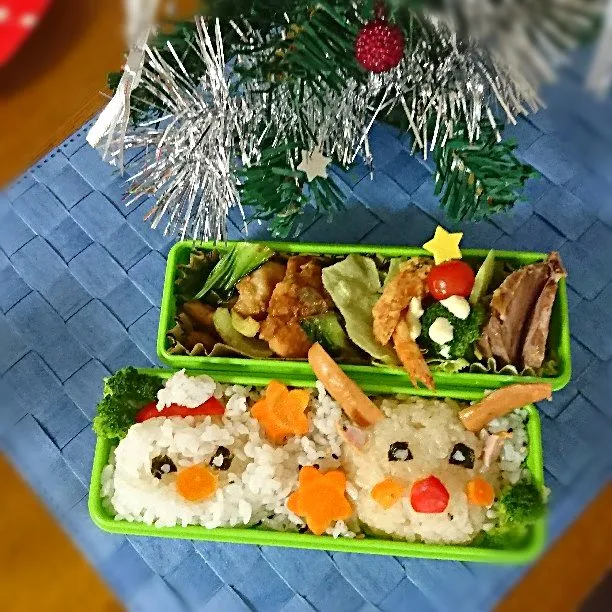 12/25クリスマスおにぎり弁当🎅|Reikoさん