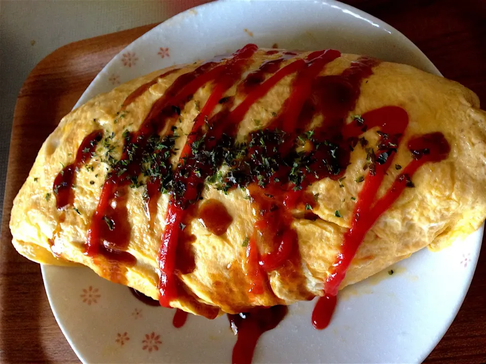 キムチ焼きそばオム‼️|愛ママさん