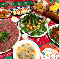 Snapdishの料理写真:クリスマス🎄パーティー🎉2017|ホッシーさん