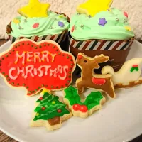 #ツリーケーキ #クリスマスアイシングクッキー#クリスマスケーキ#クリスマス#クリスマスパーティーグランプリ #アイシングクッキー|kanaさん