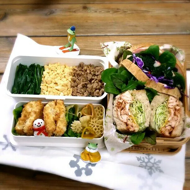 Snapdishの料理写真:旦那さんのお弁当♪|kyujaさん