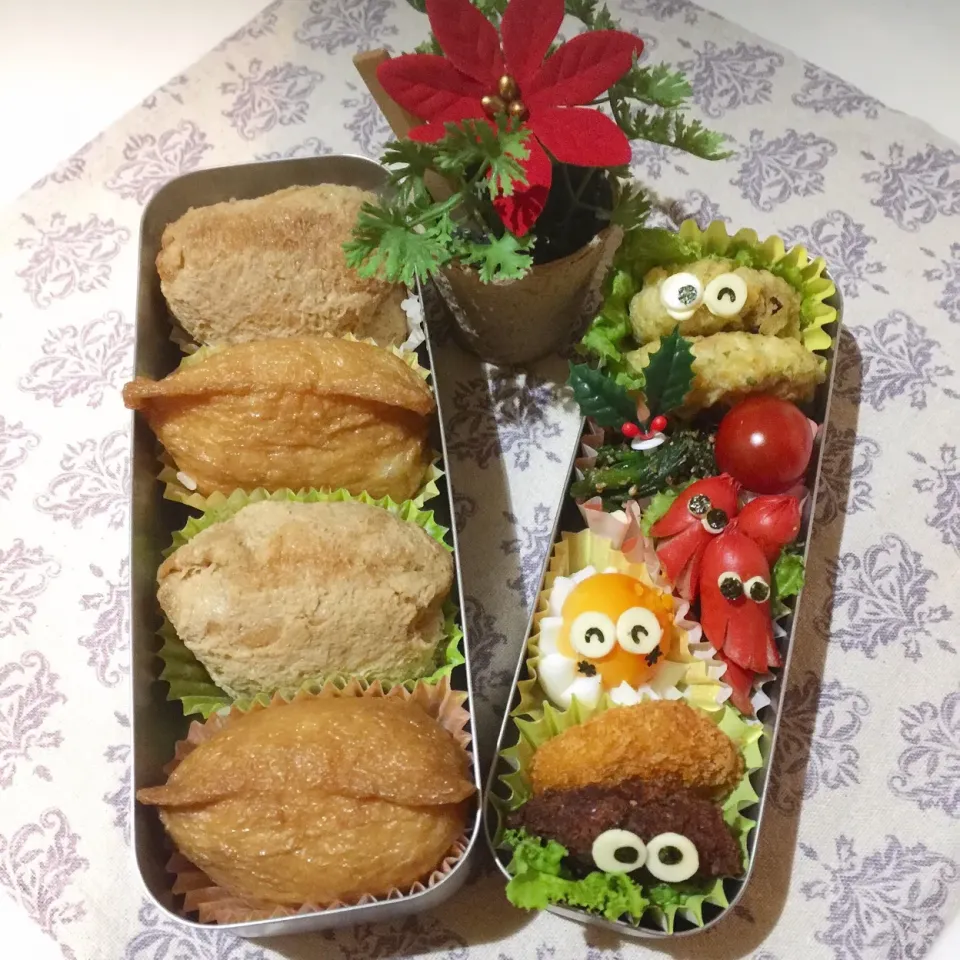 12/26❤︎クリスマス🎄旦那さんの五目いなり弁当❤︎🎄✨
一日過ぎたクリスマス🎄弁当
#お弁当 #お昼ごはん #旦那さん弁当 #ランチ #五目いなり #クリスマス|Makinsさん