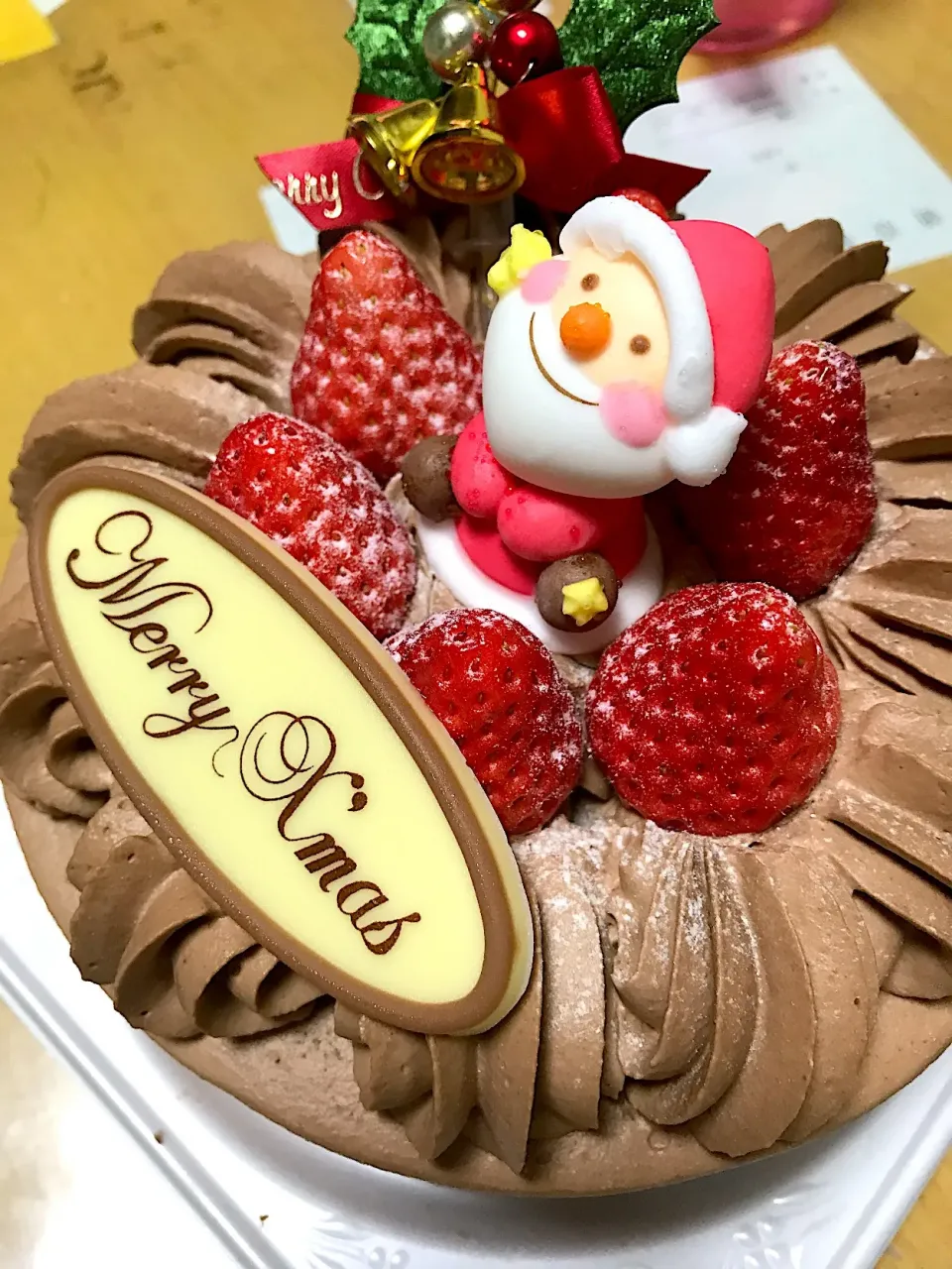 オランダ家のXmasチョコケーキ
ビターで旨い😋|Minor.SSKさん