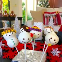 Snowman Cakepops 🎄 ⛄️