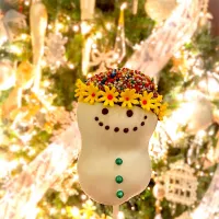 Snapdishの料理写真:⛄️ Snowman Cakepop 🎄|Anna🍎さん