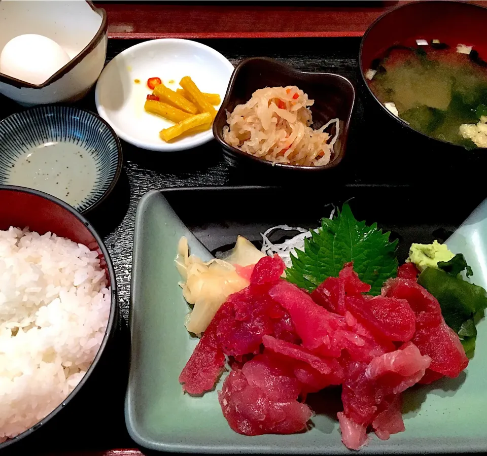 まぐろ中落ち定食|ゆうじ.さん