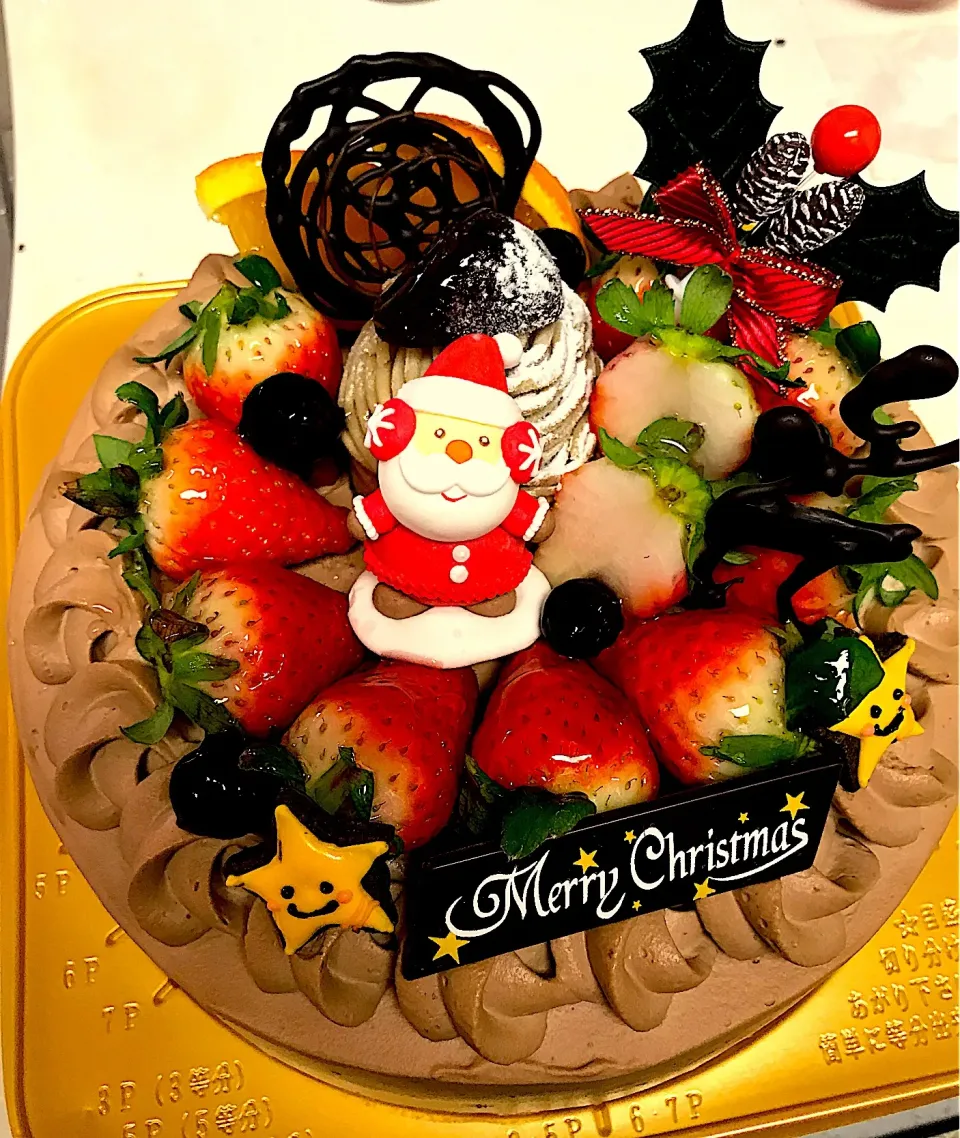 Christmas7号生チョコケーキ🎂|まどさん