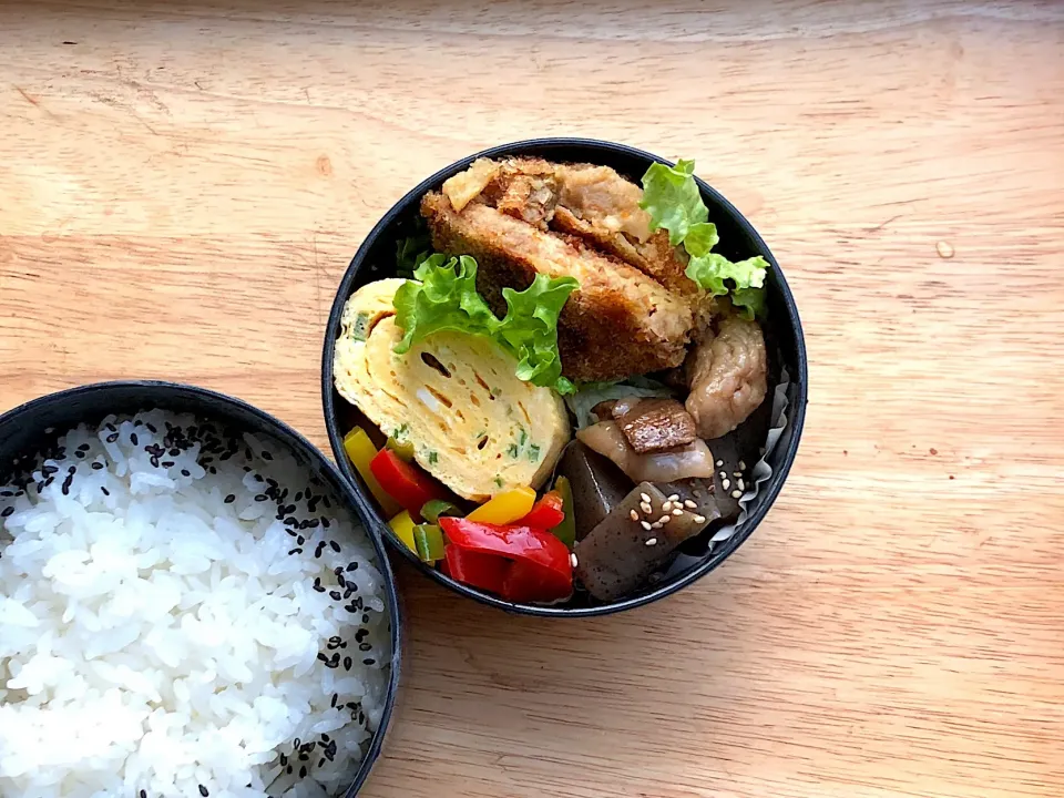 チーズinカレーコロッケ 弁当|弁当 備忘録さん