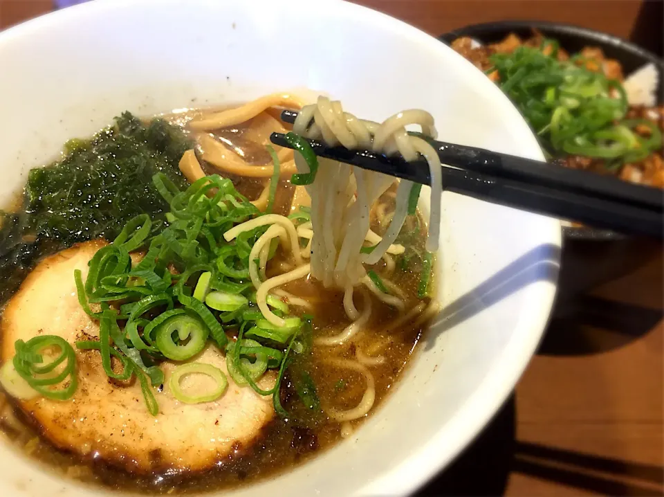 ラーメンランチＢセット＠麺や いかり＠鶴間|らーめん好き！さん