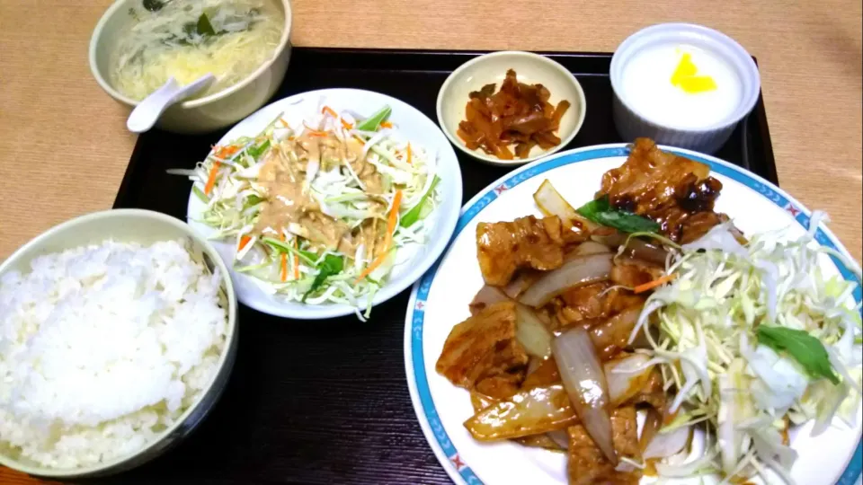 日替わり定食 しょうが焼き|まぐろさん