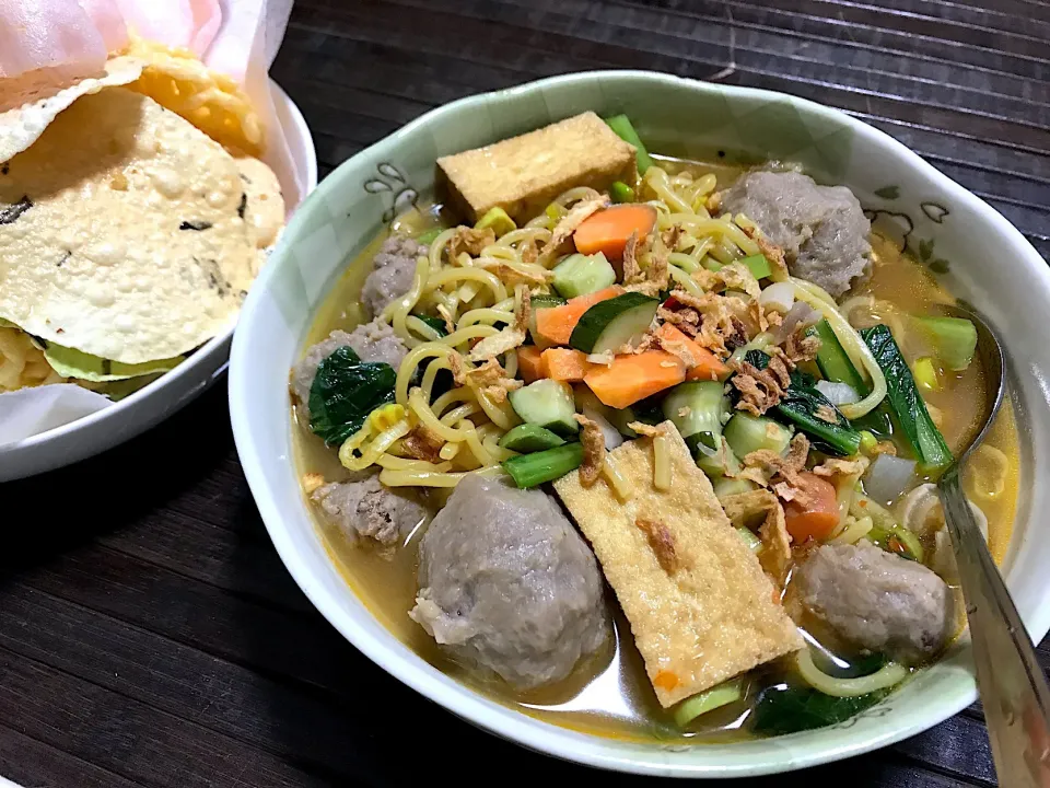 Snapdishの料理写真:Bakso|yeni kartikasariさん