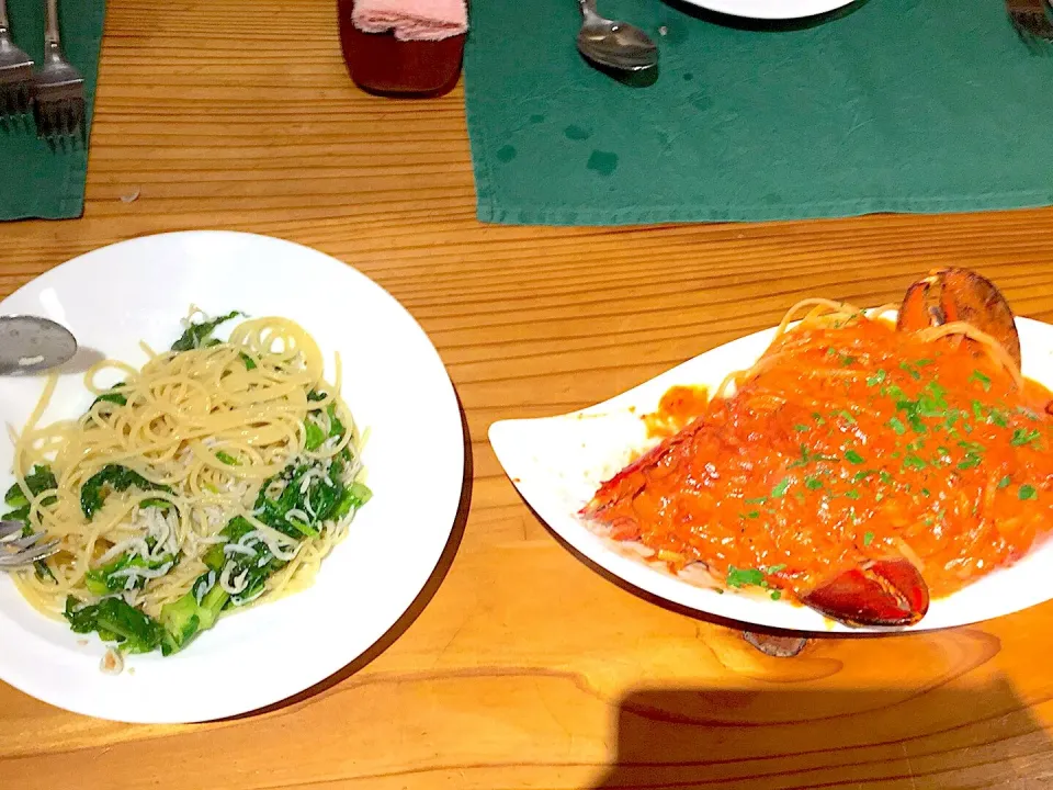 菜の花とシラスのパスタ
オマールエビのパスタ💖|Junko Iimuraさん