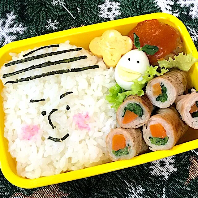 かおべん。 #かおべん  #顔弁  #弁当|あゆみんさん