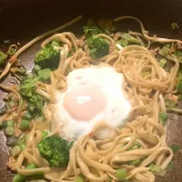 蛋蛋炒麵（egg with fried noodles)|監佳敏さん