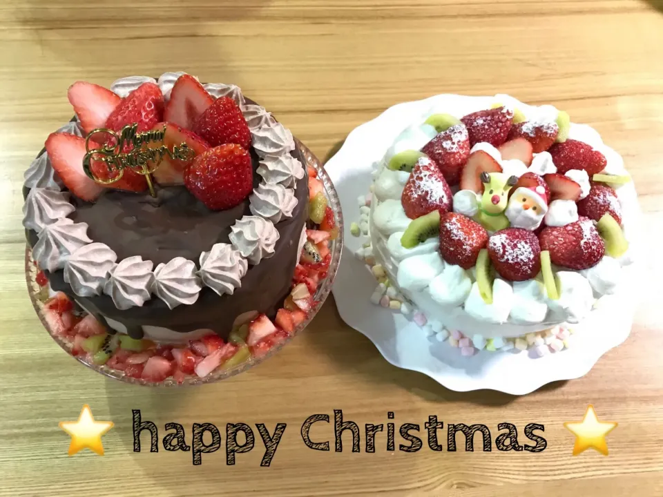 Snapdishの料理写真:クリスマスケーキ🎄|cazunaさん