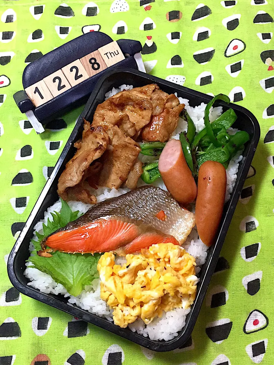 Snapdishの料理写真:12月28日の高3男子の塾弁当♪|ごっちさん